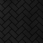 1009 CB Black 8 ft x 4 ft Cross Brick Finish Decorative Laminate - 1 mm