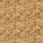 BK 90 3807 Sandy Stripes 8 ft x 4 ft Gold Vogue Finish Decorative Laminate - 1 mm