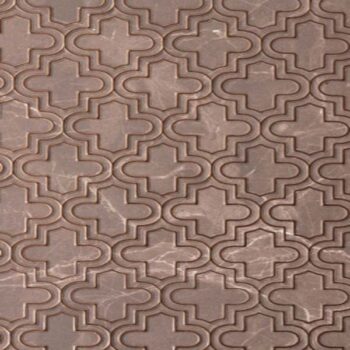 PN 02974 PVC Louver-Panel - 8 ft x 2 ft - 3 mm