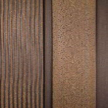 Pentone Wood Finish Brown Charcoal Louvers-Panels - 8 ft x 5 inch - 12 mm - PT 804