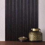 Rang RG 501 Groove Seamless Planks Series Charcoal Louvers | 9 ft x 5 inch - 12 mm