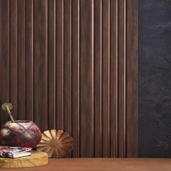 Rang RG 5030 Groove Seamless Planks Series Charcoal Louvers - 9 ft x 5 inch - 12 mm