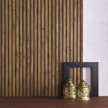 Rang RG 5084 Groove Seamless Planks Series Charcoal Louvers - 9 ft x 5 inch - 12 mm