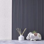 Rang RG 5087 Groove Seamless Planks Series Charcoal Louvers – 9 ft x 5 inch – 12 mm