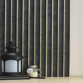 Rang RG 5093 Groove Seamless Planks Series Charcoal Louvers - 9 ft x 5 inch - 12 mm