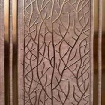 Trend 1259 Charcoal Decorative Wall Panel - 8 ft x 1 ft - 4 mm