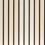W 204 Wooden Finish PVC Louvers-Panels - 10 ft x 1 ft - 10 mm