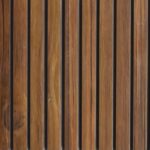 W 206 Wooden Finish PVC Louvers-Panels – 10 ft x 1 ft – 10 mm