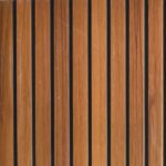 W 210 Wooden Finish PVC Louvers-Panels – 10 ft x 1 ft – 10 mm