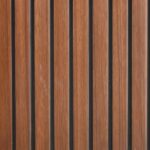W 212 Wooden Finish PVC Louvers-Panels – 10 ft x 1 ft – 10 mm