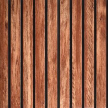 W 213 Wooden Finish PVC Louvers-Panels - 10 ft x 1 ft - 10 mm