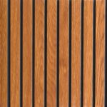 W 216 Wooden Finish PVC Louvers-Panels – 10 ft x 1 ft – 10 mm