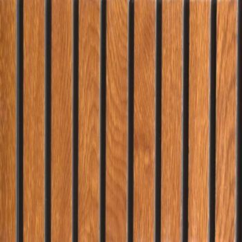 W 216 Wooden Finish PVC Louvers-Panels - 10 ft x 1 ft - 10 mm