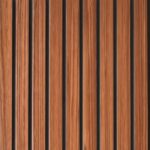 W 222 Wooden Finish PVC Louvers- Panels – 10 ft x 1 ft – 10 mm