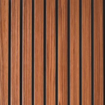 W 222 Wooden Finish PVC Louvers- Panels - 10 ft x 1 ft - 10 mm