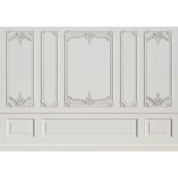 3D Moulding Design Wallpaper, Customised for Walls, Grey Indrani Series Handmade 3D Design (Customised Size Wallpaper )