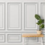 3D Moulding Wall Panel Theme Wallpaper, Grey, Customised Indrani Series Soft Feel 3D Design (Customised Size Wallpaper )