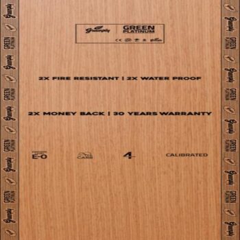 Green Platinum BWP Grade 8 ft x 4 ft Plywood - 19 mm