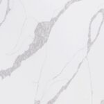 QR 00092 Opulence Series Calacatta Lugano Bold 3276x1651 mm Polished Finish Quartz - 20 mm (10 Years Warranty)
