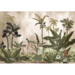 Sayonee, Nature Theme Wallpaper for Walls Sukoon Series Handmade Nature Design (Customised Size Wallpaper)